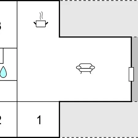 度假居 3 Bedroom Amazing In Hurup Thy