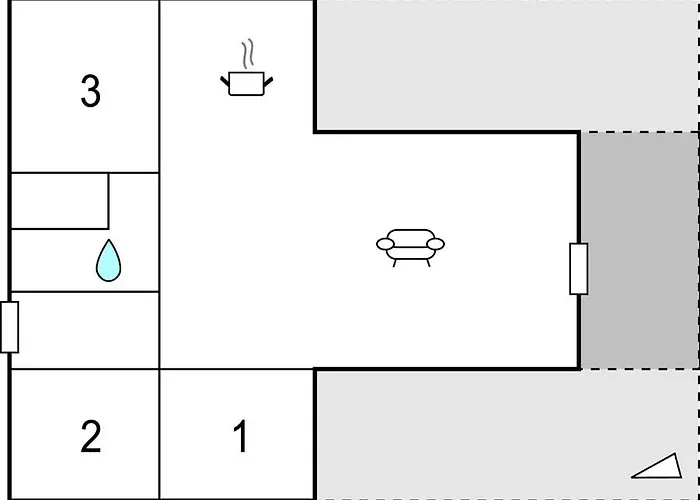 Сasa de vacaciones 3 Bedroom Amazing In Hurup Thy